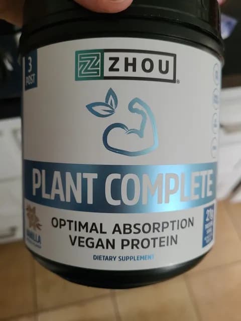 Zhou Nutrition Plant Complete Vanilla
