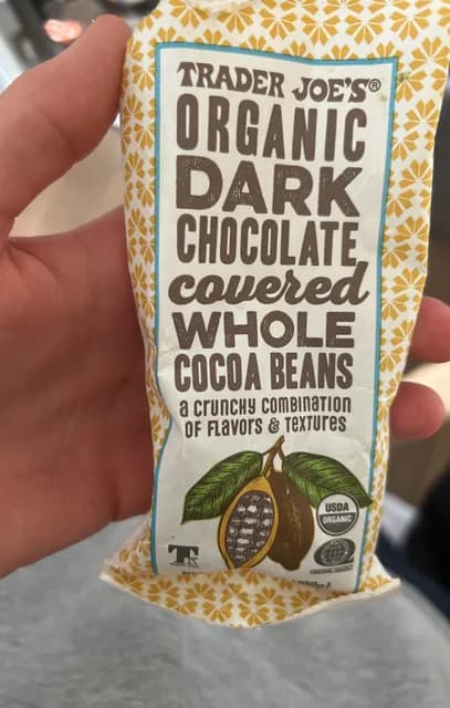Trader Joe'S Organic Dark Chocolate Covered Whole Cocoa Beans