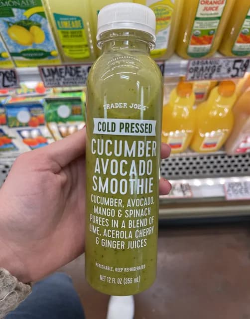 Trader Joe'S Cold Pressed Cucumber Avocado Smoothie