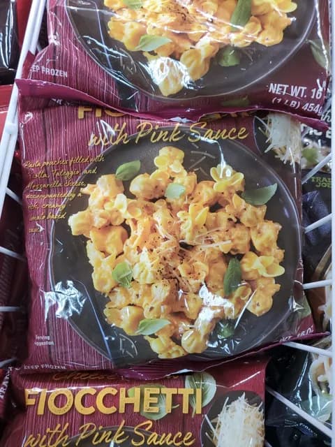 Trader Joe'S Cheese Filled Fiocchetti With Pink Sauce