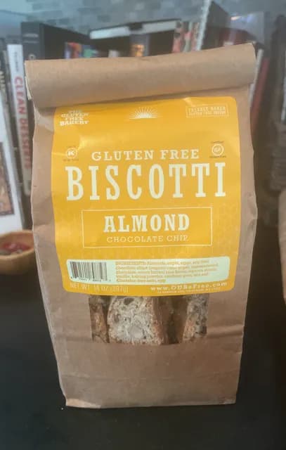 The Gluten Free Bakery Biscotti Almond Chocolate Chip