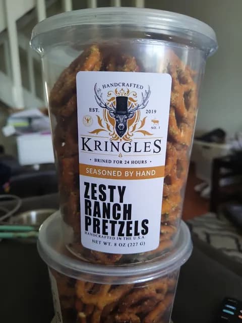 Kringles Zesty Ranch Pretzels