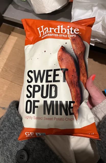 Hardbite Sweet Spud Of Mine Lightly Salted Sweet Potato Chips