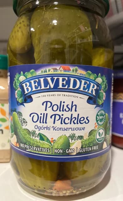 Belveder Polish Dill Pickles
