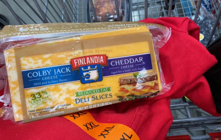 Finlandia Reduced Fat Deli Slices: Colby Jack Cheese, Cheddar Cheese
