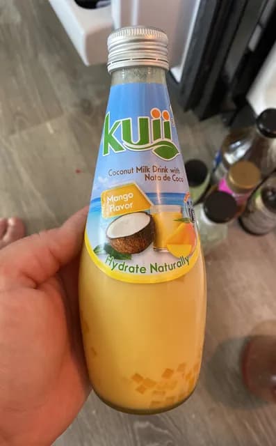 Kuii Coconut Milk Drink With Nata De Coco Mango Flavor