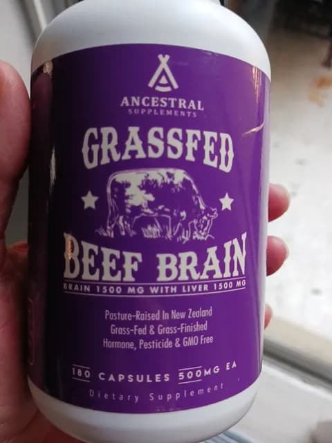 Ancestral Supplements Grass Fed Beef Brain