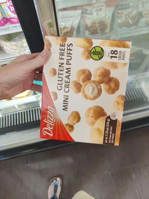 Delizza Gluten Free Mini Cream Puffs