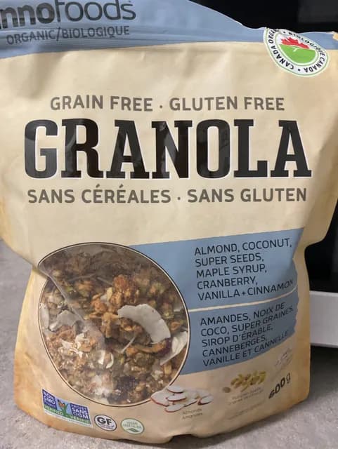 Innofoods Organic Grain Free Gluten Free Granola