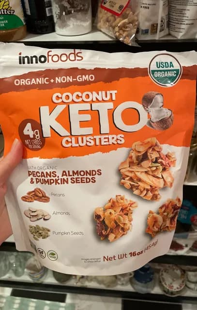 Is it Cashew Free? Inno Foods Coconut Keto Clusters