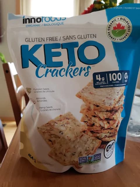 Innofoods Organic Gluten Free Keto Crackers
