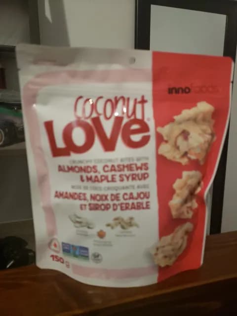 Coconut Love Almonds, Cashews & Maple Syrup