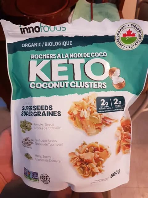 Innofoods Organic Keto Coconut Clusters Super Seeds