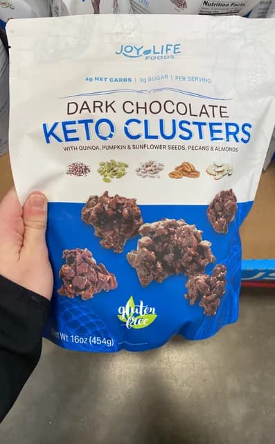 Joy Life Dark Chocolate Keto Clusters