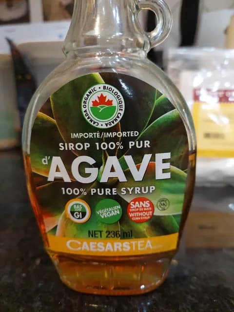 Caesars Tea 100% Pure Agave Syrup