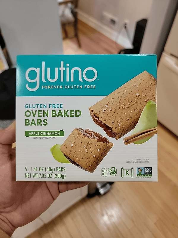 Glutino Breakfast Bars Apple Gluten Free