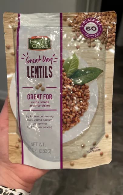 Nature'S Earthly Choice Great Day Lentils