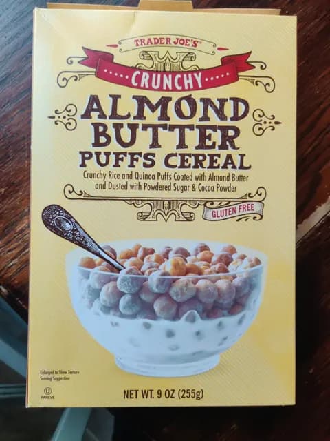 Is it Pescatarian? Trader Joe's Crunchy Almond Butter Puffs Cereal