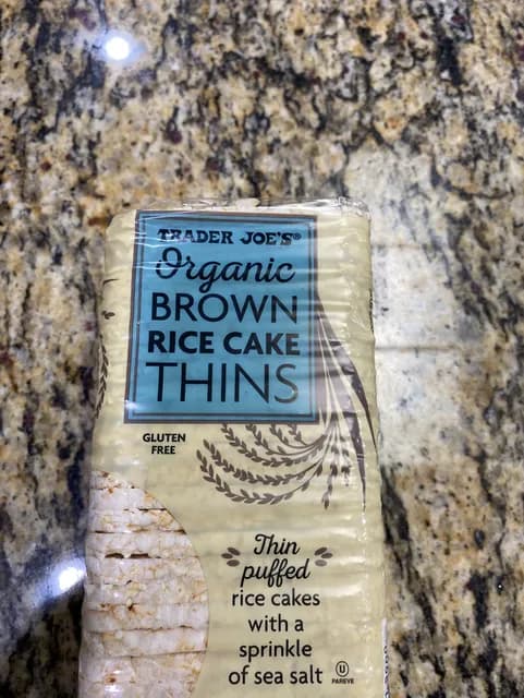 Trader Joe #39 s Organic Brown Rice Cake Thins