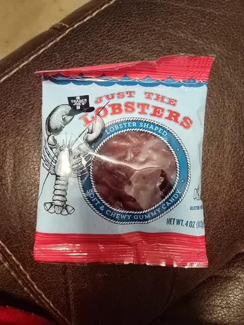 Trader Joe'S Just The Lobsters Soft & Chewy Gummy Candy