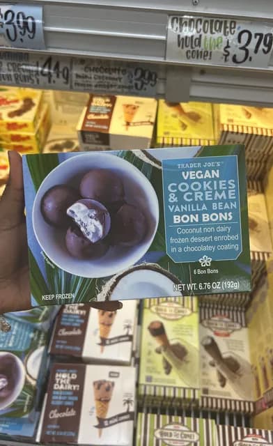 Is it Legume Free? Trader Joe's Vegan Cookies & Creme Vanilla Bean Bon Bons