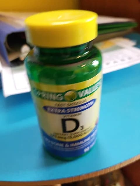 Spring Valley Extra Strength Vitamin D3 Softgels