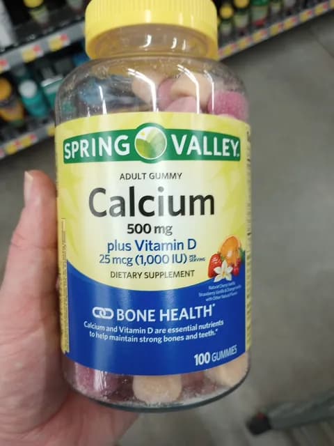 Spring Valley Calcium Plus Vitamin D Adult Gummy