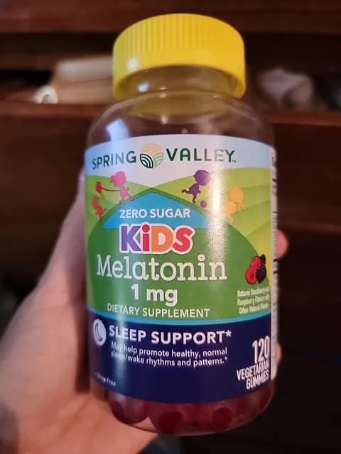 Spring Valley Zero Sugar Kids Melatonin Vegetarian Gummies
