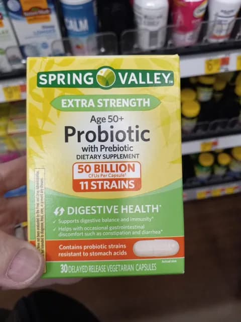 Spring Valley Extra Strength Age 50+ Probiotic With Prebiotic