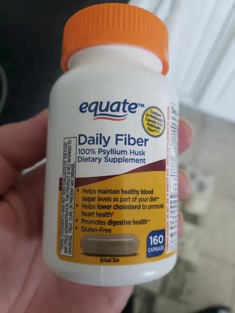 Equate Daily Fiber 100% Psyllium Husk Dietary Supplement