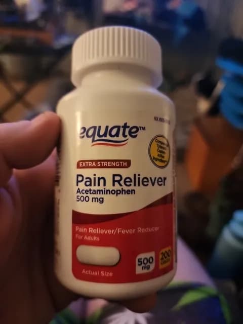 Equate Extra Strength Acetaminophen Pain Reliever For Adults 200 Caplets