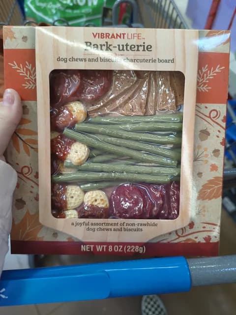 Vibrant Life Bark-Uterie Dog Chews And Biscuits Charcuterie Board