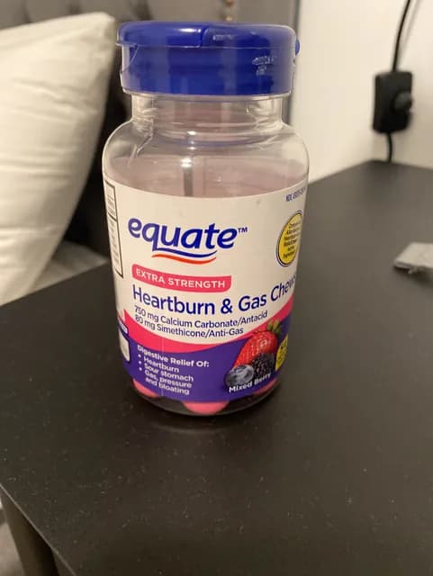 Equate Extra Strength Mixed Berry Heartburn & Gas Chews