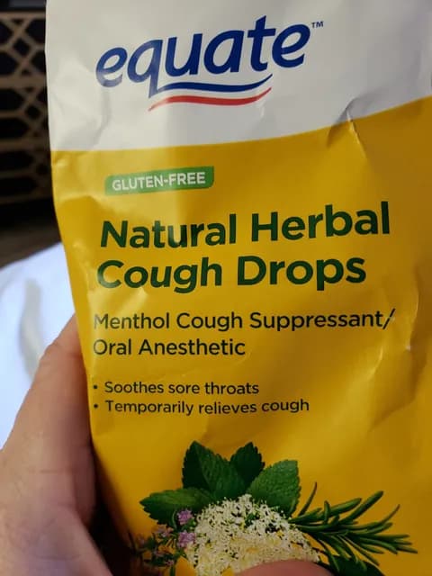 Equate Gluten-Free Natural Herbal Cough Drops