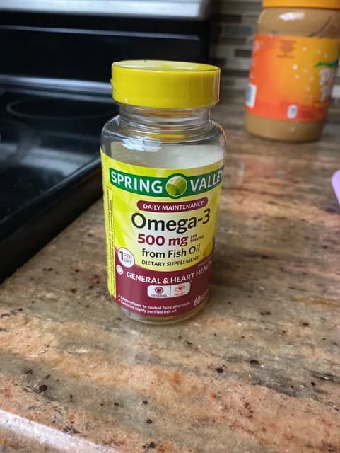 Spring Valley Omega-3 Fish Oil 60 Softgels
