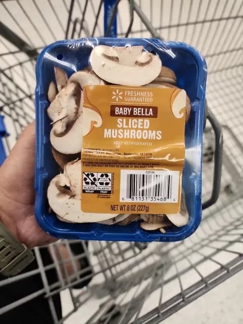 Walmart Freshness Guaranteed Baby Bella Sliced Mushrooms