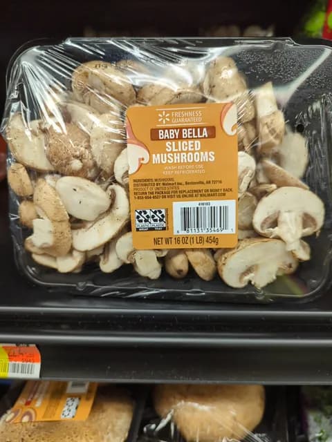 Freshness Guaranteed Baby Bella Sliced Mushrooms