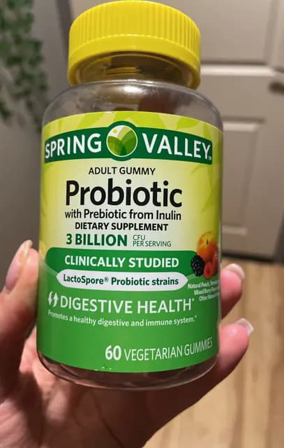 Spring Valley Probiotic Adult Gummy With Prebiotic From Inulin