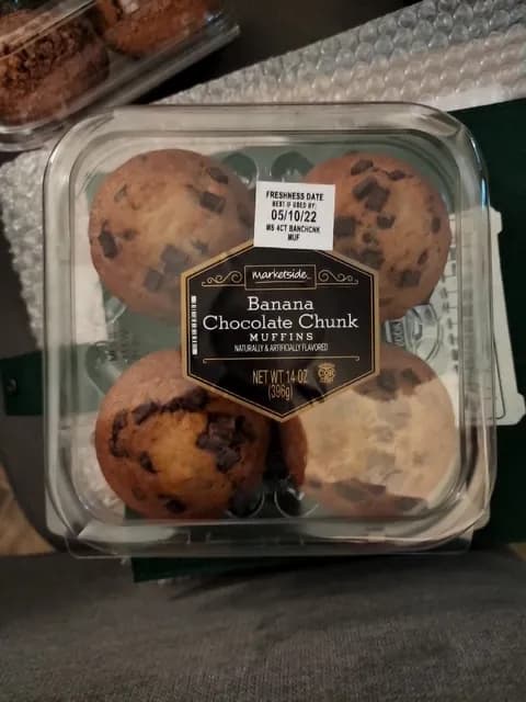 Marketside Banana Chocolate Chunk Muffins
