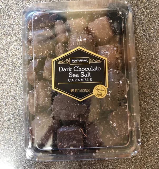 Marketside Dark Chocolate Sea Salt Caramels