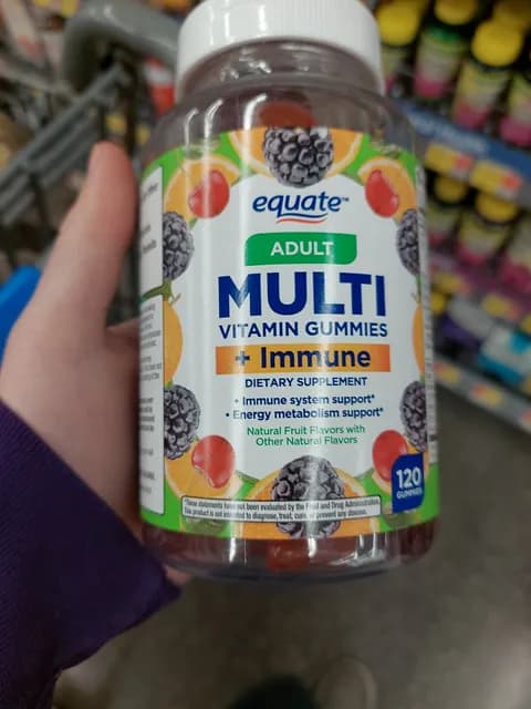 Equate Adult Multivitamin + Immune Support Gummies