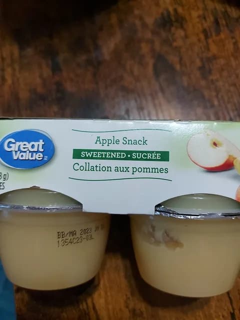 Great Value Sweetened Apple Snack