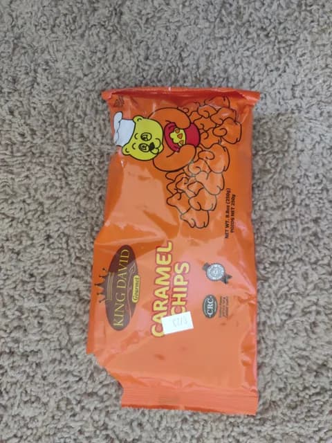 King David Gourmet Caramel Chips