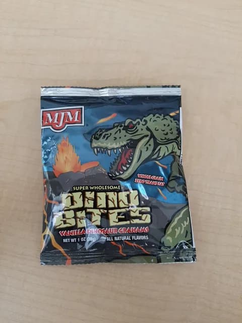 Mjm Super Wholesome Dino Bites Vanilla Dinosaur Grahams