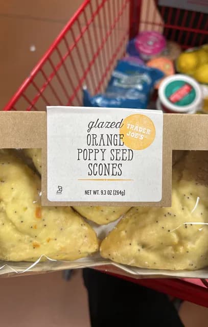 Trader Joe'S Glazed Orange Poppy Seed Scones