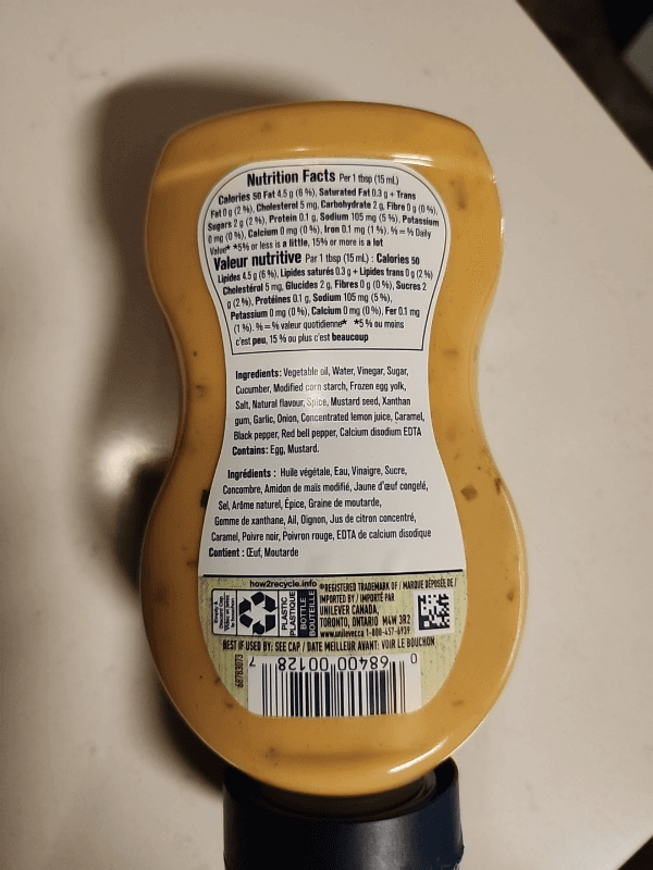 Hellmann'S Classic Burger Sauce