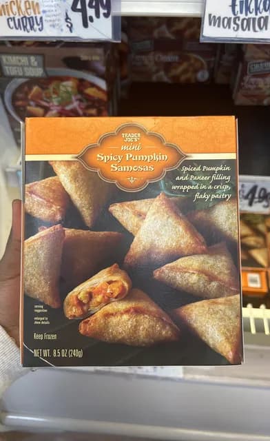 Trader Joe'S Mini Spicy Pumpkin Samonas