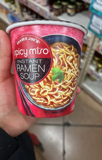 Trader Joe's Spicy Miso Instant Ramen Soup