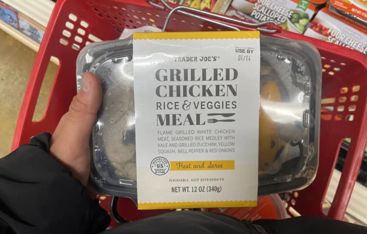 Trader Joe'S Grilled Chicken Rice & Veggies Meal