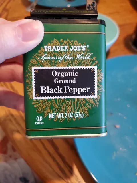 Trader Joe'S Spices Of The World Organic Ground Black Pepper